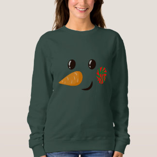 Retro-Schneemann Herren Sweatshirt