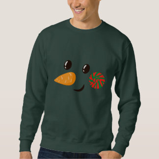 Retro-Schneemann Herren Sweatshirt