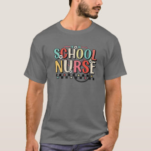 Retro School Nurse Zurück zur T-Shirt-Schule 2022 T-Shirt