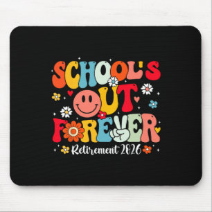 Retro School's Out Forever Ruhestand 2026 Ruhestän Mousepad