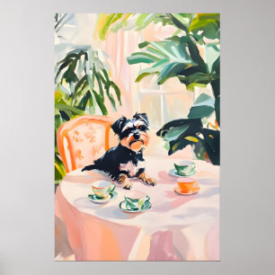 Retro-Schottischer-Terrier-Plakat, Schottischer Te Poster