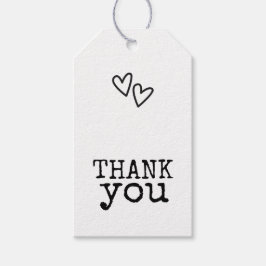 Retro Schreibmaschinentypografie Minimalistische H Geschenkanhänger