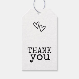 Retro Schreibmaschinentypografie Minimalistische H Geschenkanhänger