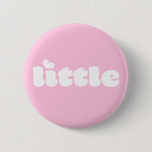 Retro Schriftart Big Little Studentinnenverbindung Button