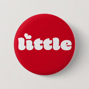 Retro Schriftart Big Little Studentinnenverbindung Button