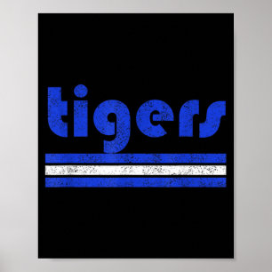 Retro Schulgeist Pep Rally-Spielpraxis Sport Poster