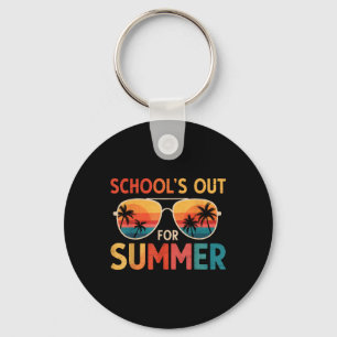 Retro-Schultag für Sommerlehrer B Schlüsselanhänger