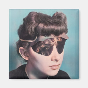 Retro-Schutzbrille Magnet