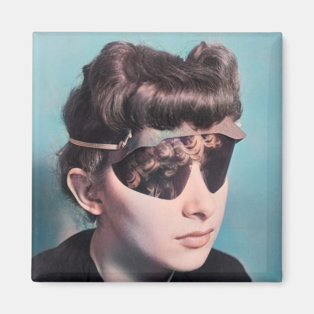 Retro-Schutzbrille Magnet (Vorne)