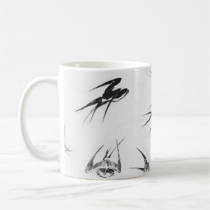 Retro Schwalbe Vogel Natur Tier Kaffeetasse
