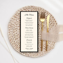 Retro Schwarz & Elfenbein Hochzeit