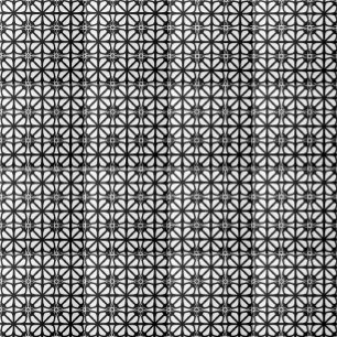 Retro Schwarz-Weiß-Geometrie-Linien-Muster   Fliese