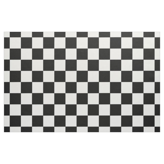 Retro Schwarz-Weiß-Prüfmuster Stoff (Fat Quarter (45,7 x 55,9 cm))