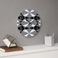 Retro Schwarz-weiße Dreieck Quadrate Mosaikmuster