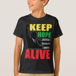 Retro schwarze Geschichte inspirierend Hoffnungen T-Shirt