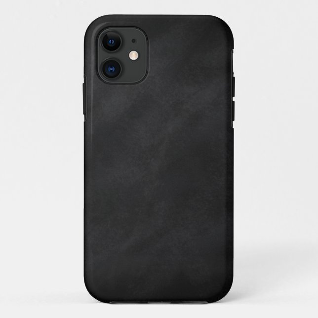 Retro Schwarze Khalkboard Textur Case-Mate iPhone Hülle (Rückseite)