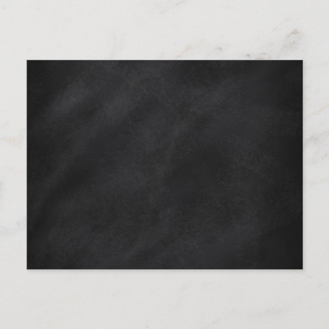 Retro Schwarze Khalkboard Textur Postkarte (Vorderseite)