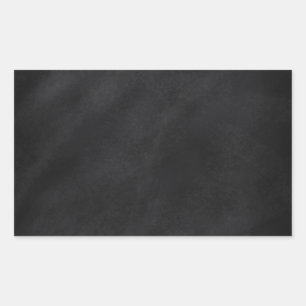 Retro Schwarze Khalkboard Textur Rechteckiger Aufkleber