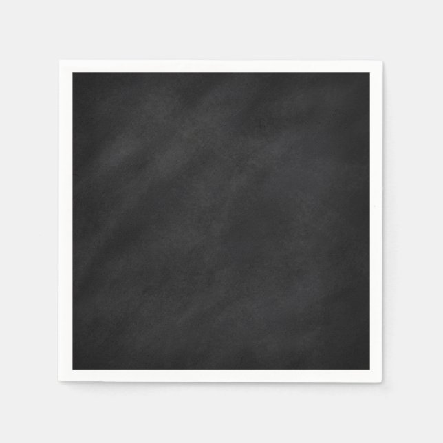Retro Schwarze Khalkboard Textur Serviette (Vorderseite)