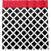 Retro schwarze u. weiße Rot-Grenze des