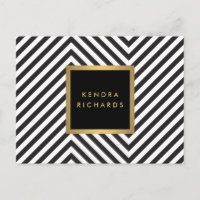 Retro Schwarzweiss-Muster-bezauberndes