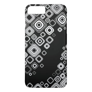Retro Schwarzweiss-Quadrate Case-Mate iPhone Hülle