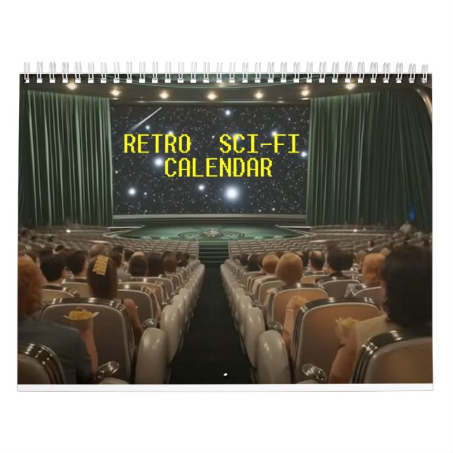 Retro-Sci-Fi Kalender (Titelbild)