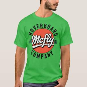 Retro-Sci-Fi-T-Shirt – McFly-Hoverboard-Firmenlogo T-Shirt