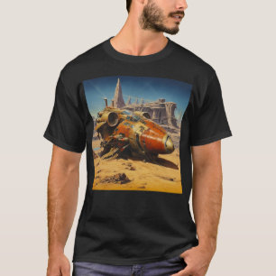 Retro-Science-Fiction-Szene T-Shirt