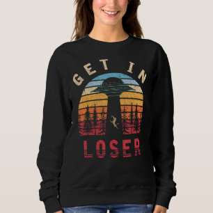 Retro Science Fiction Ufo Glaube Ufo Entführung Sweatshirt