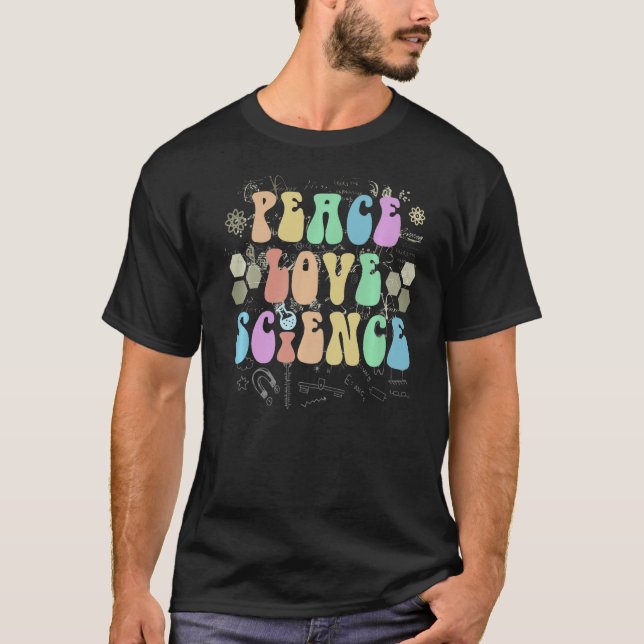 Retro SCIENCE SQUAD Technology Lehrerteam Studen T-Shirt (Vorderseite)