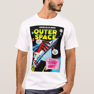 Retro SciFi Adventure Outer Space Comic Cover T-Shirt
