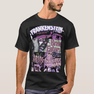 Retro SciFi Horror Beängstigend Monster Movie Vint T-Shirt