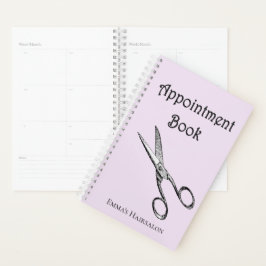 Retro Scissors Hairsalon Termin Buch / Planer