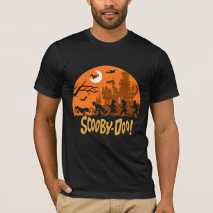 Retro Scooby Doo Halloween-Silhouette schwarz T-Shirt