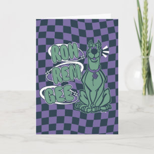 Retro Scooby "OMG" Karte