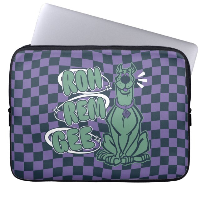 Retro Scooby "OMG" Laptopschutzhülle (Vorderseite)