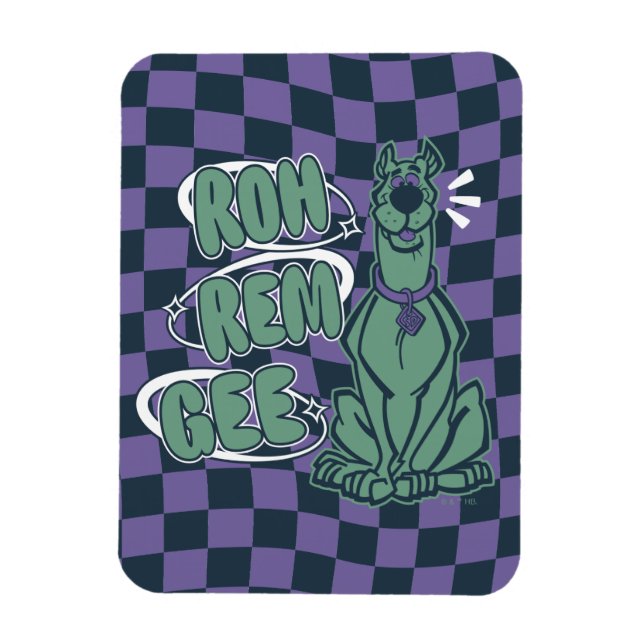 Retro Scooby "OMG" Magnet (Vertikal)