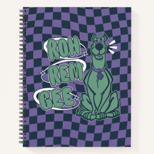 Retro Scooby "OMG" Notizbuch