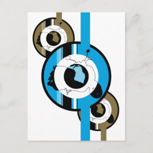 Retro Scooter Mod Postkarte