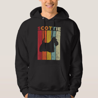 Retro Scottish Terrier Dog for Men Women Kids Scho Hoodie