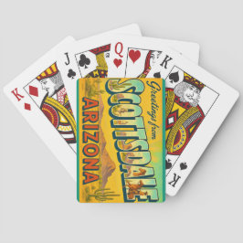 Retro Scottsdale Arizona Playing Cards Spielkarten