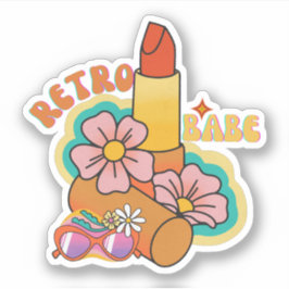 Retro-Scrapbook Ästhetik & Trendy Aufkleber