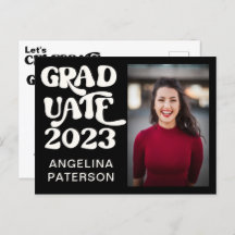 Retro-Script-Foto Schwarz & Weiß-Party