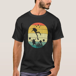 Retro Scuba Diver Instructor Diving Experte T-Shirt