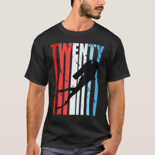 Retro Scuba Diving 20. Geburtstag Deep Sea Diver W T-Shirt