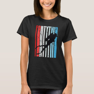 Retro Scuba Diving 42. Geburtstag Deep Sea Diver W T-Shirt