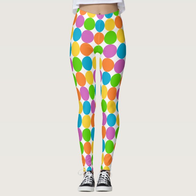 Retro-sechziger Leggings (Vorderseite)