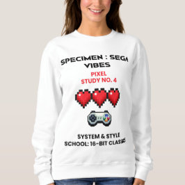 Retro Sega Vibes Pixel Studie Nr. 4 Sweatshirt