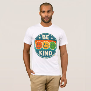 Retro Sei gütiger Smiley T - Shirt